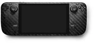 MightySkins Carbon Fiber Skin Compatible with Valve Steam Deck - Black Leather | Protective, Durable Textured Carbon Fiber Finish | Easy to Apply, Remove, and Change Styles | Made in The USA