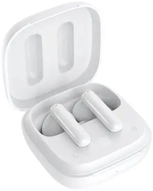 QCY T13 ANC Active Noise Cancelling Wireless Earbuds, Bluetooth 5.3 Headphones with 30H Playtime Charging Case, IPX5 Waterproof Ear Buds for iPhone and Android, White