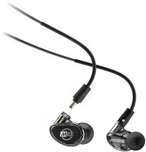 MEE Audio MX1 PRO Advanced Dynamic Driver Musician's in Ear Monitor Headphones with Balanced Sound; Noise Isolating Earbuds Earphones w/Memory Wire, Optional Customization & Detachable Cables