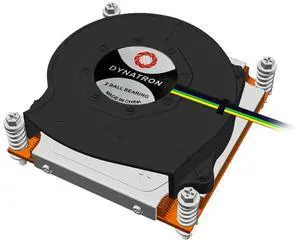 Dynatron T06 LGA115x LGA1200 Copper Heatsink with Skiving Fans CPU Cooler, 125W TDP