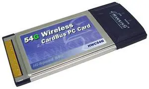 Hawking 54M Wireless-G Cardbus PC Card (HWC54G)