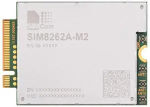 Waveshare SIM8262A-M2 SIMCom Original 5G Module, M.2 Form Factor, Qualcomm Snapdragon X62