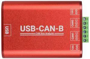 Waveshare USB to CAN Adapter Dual-Channel CAN Analyzer Industrial Isolation Support Windows XP/7/8/10/11 and Linux Systems