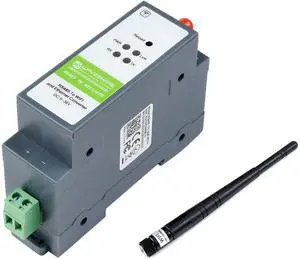 RS485 to WiFi/Ethernet Module, Rail-Mount Serial Server, Modbus MQTT Gateway, Support 802.11b/g/n Wireless Standards, Support RS485 to WiFi, RS485 to Ethernet, Ethernet to WiFi, etc.