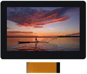 5inch DSI Touch Display for Raspberry Pi 4B/3B+/3A+/3B/2B/B+/A+, Thin & Light Touch Screen 800×480 Resolution IPS Display, Support 5-Point Capacitive Touch