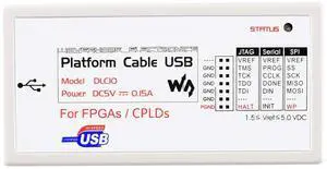 Waveshare XILINX JTAG Download Debugger Compatible XILINX Platform Cable USB FPGA CPLD in-Circuit Debugger Programmer