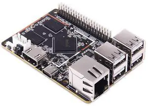 Geniatech XPI-3128 Single Board Computer, Embedded Computer Module, Development Board, Rockchip RK3128 Quad Core Cortex-A7 8GB WiFi, Card-sized High Performance Board