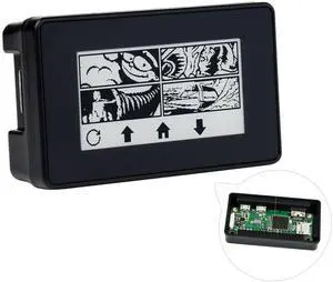 2.13inch Touch e-Paper Display with ABS Case for Raspberry Pi Zero 2 W/Raspberry Pi Zero/Pi Zero W/Pi Zero WH, 250x122 Pixels E-Ink, Paper-Like Effect Support Partial Refresh
