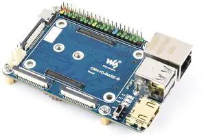 Waveshare Mini Base Board Designed for Raspberry Pi Compute Module 4 Powerful Functions in A Small Sized Body Suitable for Evaluating The Raspberry Pi CM4 Or Being Integrated Into End Products