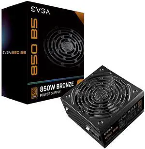 EVGA 850 B5, 80 Plus BRONZE 850W, Fully Modular, EVGA ECO Mode, 5 Year Warranty, Compact 150mm Size, Power Supply 220-B5-0850-V1