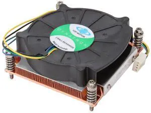 Dynatron K199 Intel Sandy Bridge Xeon, Core i3 Core i5 Core i7 for Socket 1155/1156 1U Active Solution 2 Ball Bearing Copper Heatsink CPU Cooler