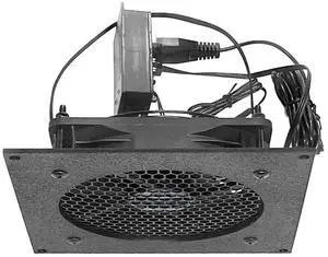 Coolerguys Pre-Set Thermal Controlled Cooling Kits for Cabinets, AV, and Components (Single 120mm, Thermal Plastic)
