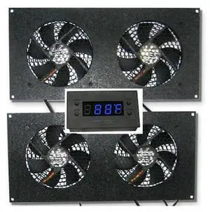 Cabcool 1202-2 Two-Dual 120mm Kits with One LED Thermal Controller