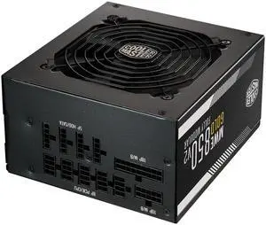 Cooler Master MWE Gold 850 V2 Full Modular, 850W, 80+ Gold Efficiency, 2 EPS Connectors, 120mm HDB Fan, Semi-fanless Operation, 5 Year Warranty
