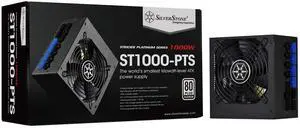 SilverStone Technology 1000 Watt Fully Modular 80 Plus Platinum Power Supply in Ultra Compact 140mm in Depth ST1000-PTS