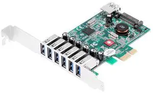SIIG DP USB 3.0 7-Port PCIe I/E (JU-P70011-S1)