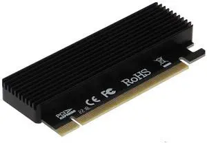 Sedna - PCI-e 16x to M2 NVMe SSD Adapter with Heatsink Cover