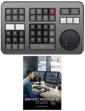 Blackmagic Design Davinci Resolve Speed Editor Bundle with Davinci Resolve 18 Studio (Activation Card)