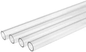 Barrow PETG Tubing (Normal Temperature), 12mm ID, 16mm OD, 500mm Length, Clear, 4-Pack