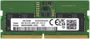 A-Tech 8GB DDR5 4800MHz SODIMM PC5-38400 CL40 1Rx16 1.1V SO-DIMM 262-Pin Laptop Notebook RAM Memory Module M425R1GB4BB0-CQK