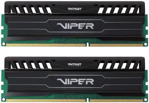Patriot Memory Viper 3 DDR3 RAM 16GB (2X8GB) 1866MHz CL10 1.5v UDIMM Desktop Gaming Memory Kit Compatible with XMP - PV316G186C0K