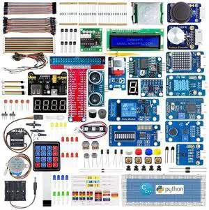 Adeept Upgrade Ultimate Starter Kit for Raspberry Pi 4 3, Raspberry Pi Kit, Python C Code, 40 Projects, DIY Electronic Components Kit with 480 Pages PDF Manual
