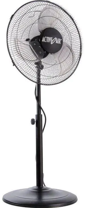 Active Air ACFP1016 HD Pedestal, 16" Fan, Black