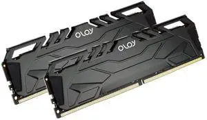 OLOy DDR4 RAM 16GB (2x8GB) 3200 MHz CL16 1.35V 288-Pin Desktop Gaming UDIMM (MD4U0832160BJ0DA)