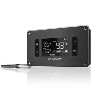 AC Infinity Controller 2, Fan Thermostat and Speed Controller, Controls AIRPLATE, MULTIFAN, USB Fans and Devices, for AV Cabinet Cooling