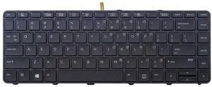 US Replacement Keyboard for HP Probook 430 G3/430 G4/440 G3/440 G4/445 G3/640 G2/645 G2 Laptop (Backlit)