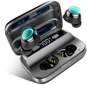 Motast Wireless Earbuds, Bluetooth 5.1 Earbuds with 140H Playtime, Bluetooth Headphones Noise Cancelling Stereo Bass Wireless Earphones in Ear with Mic, USB-C Charging Case, IP7 Waterproof Headset