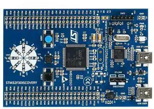 XYG-ST STM32F3DISCOVERY ST STM32F303VCT6 STM32 F3 ARM Cortex-M4 MCU Discovery Evaluation Development Board kit with USB, ST-LINK/V2 debugger, Accelerometer, Gyroscope, E-compass, LEDs, Pushbuttons