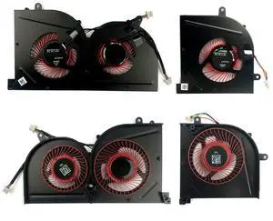 CPU + GPU Fan Replacement/Compatibility for MSI GS63 GS63VR 6RF 6RF-001US 7RF 7RF-212UK GS73 GS73VR 6RF 6RF-005CA 7RF 7RE-004CN 7RG 7RG-026RU 7RG-039NL MS-16K2 MS-17B BS5005HS-U2F1 BS5005HS-U2L1