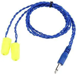 Ichiias Auto Racing Mini Noise Reduction Foam Earbuds Mono Racing Speakers 1/8" Plug Safety Foam Earbuds Headphones for Hearing Protection Noise Isolation
