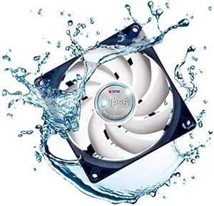 TITAN- 12V DC IP55 Waterproof/Dustproof Case Cooling Fan (140mm (2 Pack))