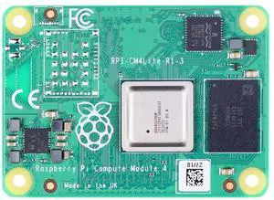 RasTech Raspb Pi Compute Module 4 1GB RAM eMMC 0GB (Lite) Single Board (CM4001000) 64-Bit 1.5GHZ Quad-Core Processor Bluetooth 5.0 No Wi-Fi for Networked Ai Core and More