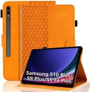 Varohix Case for Samsung Galaxy Tab S10+ Plus 2024 / S9 FE+ Plus/ S9+ Plus 12.4 Inch 2023 Magnetic Multi-Angle Leather Folio Stand Shell Folio with Card Holder Galaxy Tab S9+/S9 FE+ - Orange Varohix Case for Samsung Galaxy Tab S10+ Plus 2024 / S9 FE+ Plus/ S9+ Plus 12.4 Inch 2023 Magnetic Multi-Angle Leather Folio Stand Shell Folio with Card Holder Galaxy Tab S9+/S9 FE+ - Orange