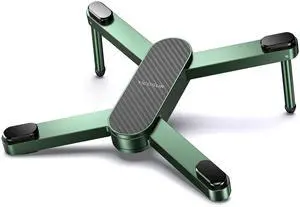 YICOSUN X1 Laptop Stand for Desk - Ergonomic Aluminum Computer Riser for MacBook Pro/Air up to 15.6 inch - Foldable & Portable - Great Gift for Students, Office, Travel & Gaming - Green