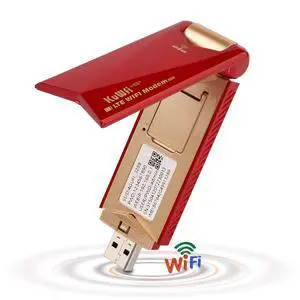 4G LTE USB Modem Dongle Router with WiFi Hotspot, 4G Modem Wireless WiFi Hotspot Router with SIM Card Slot Unlocked Portable for AT&T/T-Mobile in USA/CA/MX