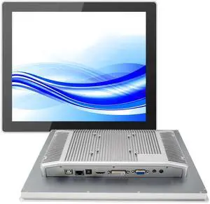 GreenTouch 15 Inch Industrial Display Pure Aluminum 10-Point Capacitive Touch Screen Monitor - HDMI/VGA/DVI Interface - 1024x768