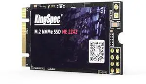 KingSpec 1TB M.2 NVMe SSD, 2242 PCIe Gen3x2 Internal Solid State Drive for Laptop/Notebook