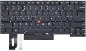 Replacement Keyboard for ThinkPad T480S T490 T495 E480 E490 E495 L380 L390 L480 L490 Series Laptop with Backlit US Layout