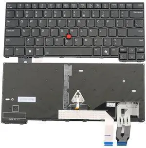 BestParts Backlit Laptop Keyboard Replacement for Lenovo Thinkpad T14 Gen 5 L14 Gen 5 P14s Gen 5 US Layout with TrackPoint 5N21M37895 5N21M38124 5N21M38296 5N21M38521