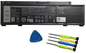 266J9 Battery Replacement for Dell G3 15 3500 3590 3790 G5 15 5500 SE 5505 P89F Inspiron 5490 INS 15PR-1545W 1548BR 1645W 1742BR 1742W Series 0415CG C9VNH 0PN1VN 0M4GWP MV07R 11.4V 51Wh 3 Cell