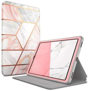 i-Blason Case Designed for Galaxy Tab A 10.1 (SM-T510/T515) 2019, [Cosmo] Full-Body Protection with Built-in Screen Protector Case for Samsung Galaxy Tab A 10.1 2019 Release (Marble)