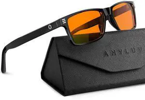 ANYLUV Blue Light Glasses for Men & Women, Lightweight Stylish Blue Light Blocking Glasses, Eye Strain Relief Eye Protection