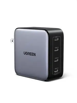 UGREEN 100W USB C Charger Block, Nexode 4-Port Type C GaN Charger - Compatible with MacBook Pro/Air, Dell XPS, iPhone 16/15, Galaxy S24/S23, iPad Air, Pixel 8, Steam Deck