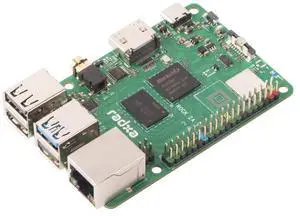 Radxa Rock 2A Single Board Computer, RK3528A Quad-Core CPU, GPU, 4K HDMI and Gigabit Ethernet (RS113-D4T0)