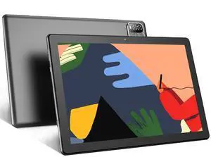 PRITOM TAB10 All-New Tablet with Case,10 inch Tablet Android 14, 64GB, 1TB Expandable, 1280 * 800 HD IPS Display, Quad-Core Processor, 6000mAh, Bluetooth, with Durable Case