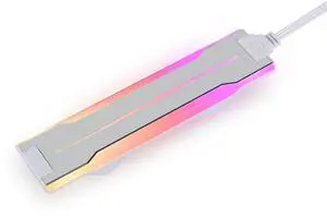 LIAN LI UNI Fan P28 Optional Side diffused RGB Strip 3 Pcs Pack,White Color Frame (Compatible with P28120-1W, P28120-3W, GA2P36W) -P28ARGB-W